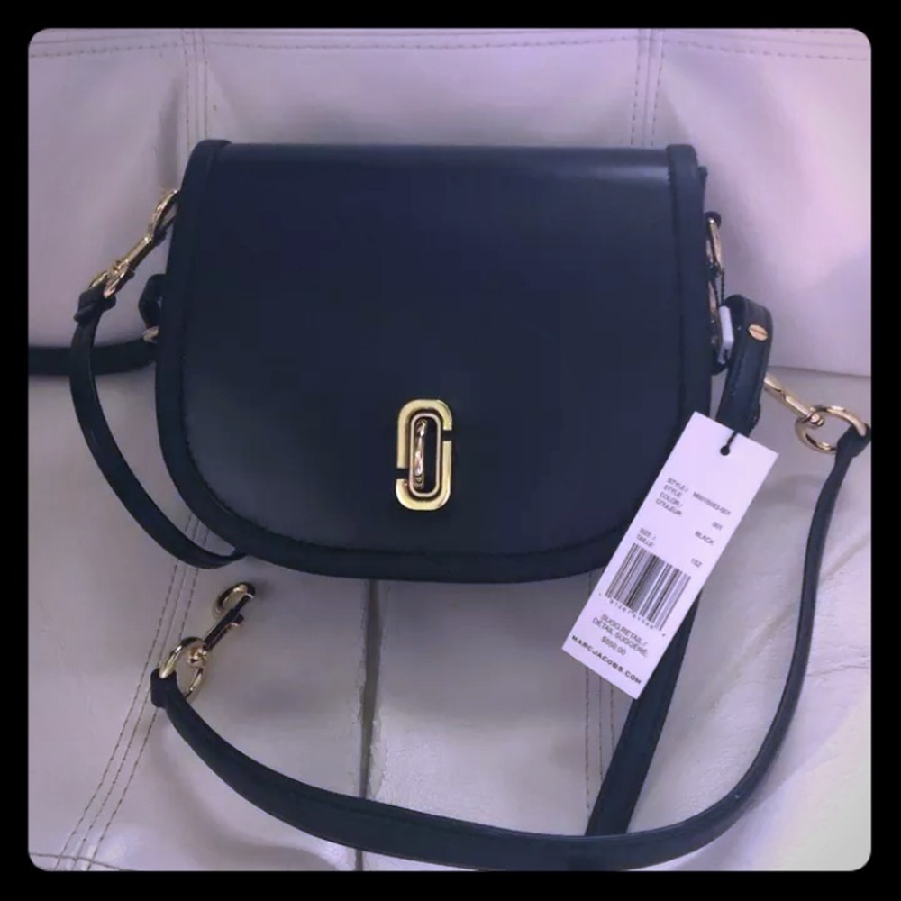 Marc Jacobs The Saddle Bag black new with tags